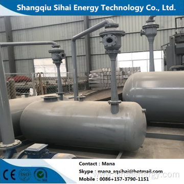 Waste Tire Oil Refinery to Diesel Distillation Machine